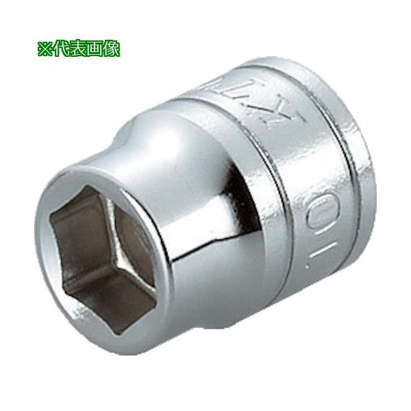 ■KTC 9.5sq.ソケット(六角) 対辺寸法14mm 差込角9.5mm 全長25mm【3073637:0】[店頭受取不可]
