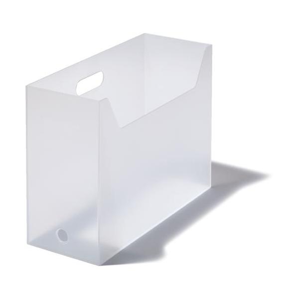 《メーカー》（株）吉川国工業所《品番》221298《特長》●A4サイズのクリアファイルや角2封筒が余裕をもっておさまる大きめサイズのボックス。●A4サイズノートパソコンも収納できるサイズです。●小判型に抜いた持ち手が付いているのでフリーアド...