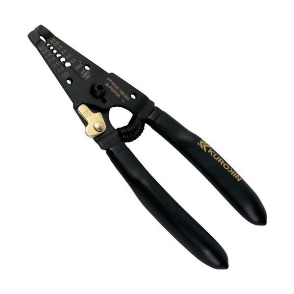 ■フジ矢 ワイヤーストリッパA型(黒金)【3682830:0】[店頭受取不可]