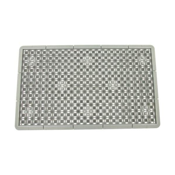 《メーカー》山崎産業（株）《品番》F-185-1-GR《特長》●小さめの出入り口に適したサイズ展開しています。●芝とブレードが粗泥や土砂をかき落とします。《用途》●泥落としマット。《仕様》●色:グレー●サイズ長辺(mm):600●サイズ短辺...