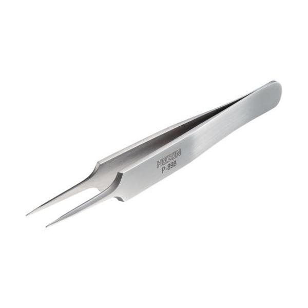 ■HOZAN ステンレス製ピンセット 強力型 110mm【3708373:0】[店頭受取不可]