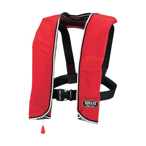 【新品】RBBライフジャケット 自動膨張式 A型 水感知機能付き 在庫限り40％OFF】 リバレイ RBBエアーライフジャケット 自動