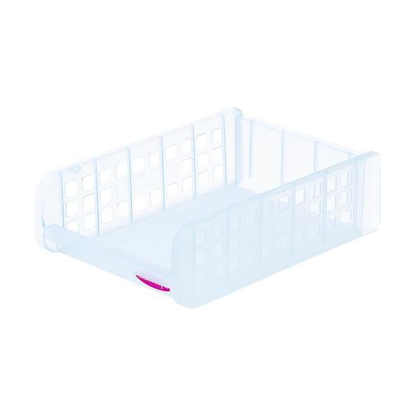 《メーカー》リス（株）《品番》GJIC017《特長》●組み合わせ次第で、自由自在に整理整頓できるメッシュトレイです。《用途》《仕様》●色:半透明●幅(mm):260●奥行(mm):360●高さ(mm):110●有効内寸(mm)幅:224●有...