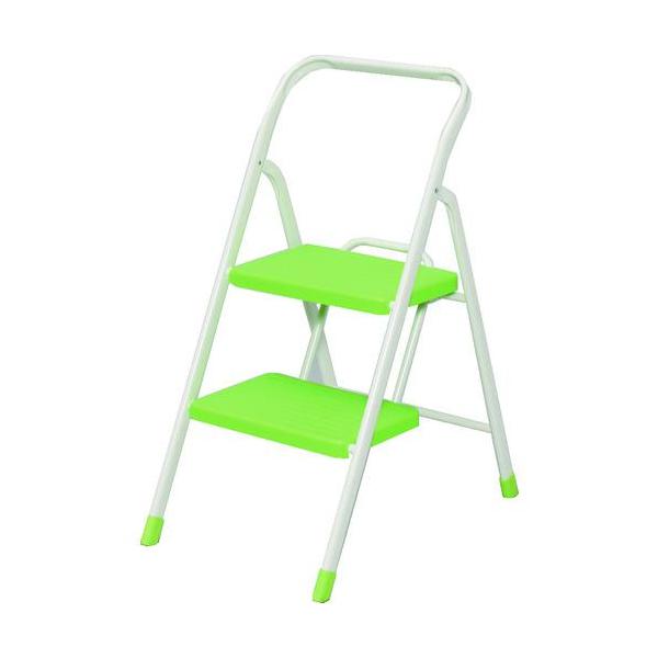 他サイト： ■【在庫限り】IRIS 201996 折りたたみステップ OSU-2 ライトグリーン【3853225:0】[店頭受取不可]の商品画像