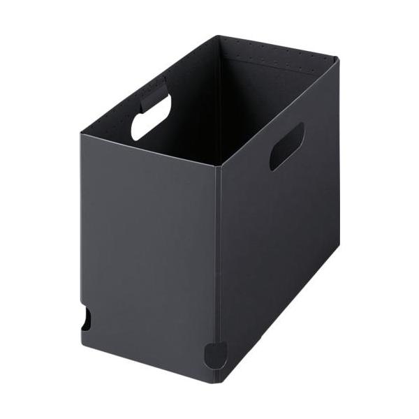 《メーカー》（株）キングジム《品番》KSP4635-BK《特長》●機能性にこだわった引き出し穴と持ち手です。●引き出し穴は両端に空いているため、掴むように片手で簡単に引き出すことができます。●インテリアになじむ4色展開と3サイズ展開です。●...