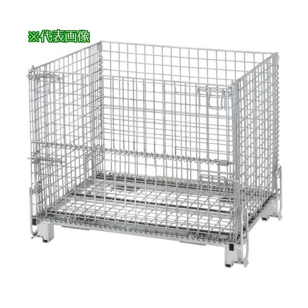 SALE/97%OFF】 TRUSCO トラスコ中山 ネットパレット段積金具付 1200X1000X890 25X25 TNK-S7-25A TRUSCO 棚用ディスプレイネット 金具付 900X900 黒(TN9009-8000BK)