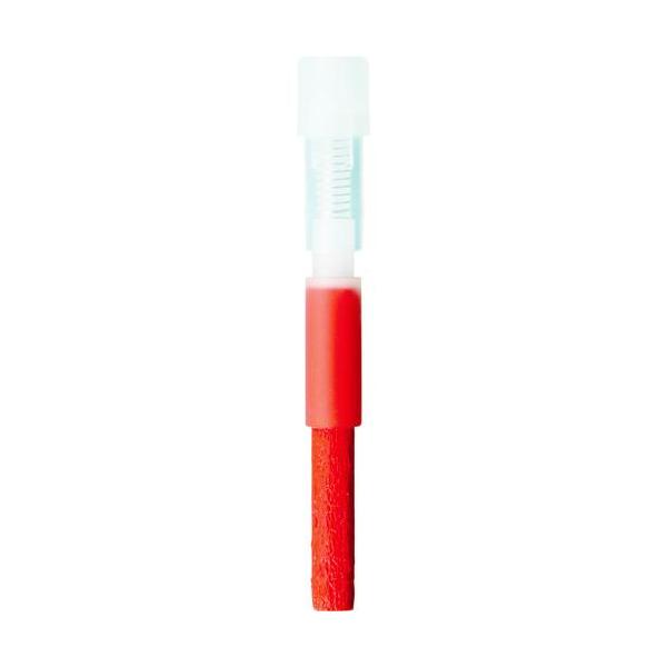他サイト： ■uni キャップレスネーム印 イージー・テン(ユーザーオーダー式)用補充液 HEC400 朱 1PK(2本入)【4007824:0】[店頭受取不可]の商品画像