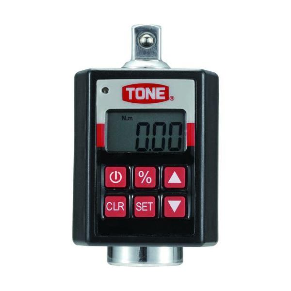 ■TONE トルクレンチ(デジタル式) ハンディデジトルク ルク調整範囲10~135N・m 差込角9.5mm【4052277:0】[店頭受取不可]