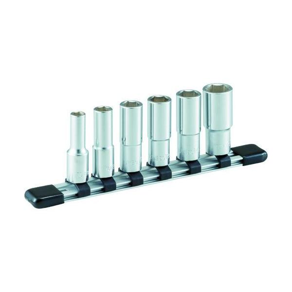 ■TONE ディープソケットセット(6角・ホルダー付) 6pcs【4057775:0】[店頭受取不可]