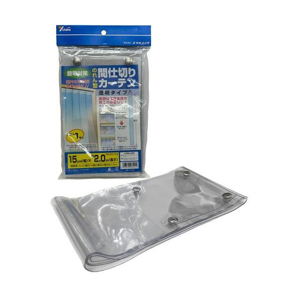 《メーカー》（株）ユタカメイク《品番》B-350《特長》●面倒な専用金具や施工の必要が無く、「ホック」で簡単に取り付け取り外しができます。●のれん型なので開閉の手間がありません。●突っ張り棒の利用が可能です。《用途》●室内作業場の間仕切り。...