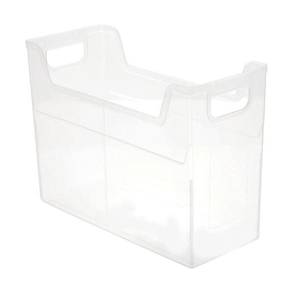 《メーカー》ナカバヤシ（株）《品番》FB-E4-CRN《特長》●“シンプルイズベスト”小物収納の定番商品です。●ファイルや雑誌の整理に最適です。《用途》《仕様》●色:クリア●幅(mm):140●奥行(mm):329●高さ(mm):237《仕...