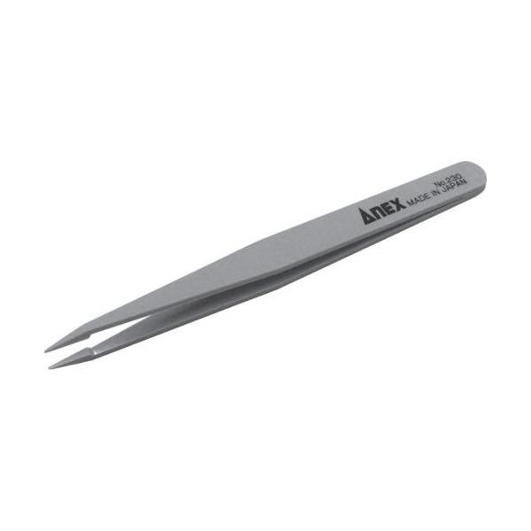 ■アネックス プラスチックピンセット 先細型 120mm【4936876:0】[店頭受取不可]