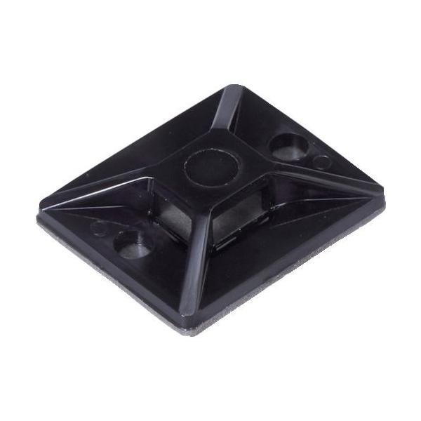 ■3M 結束バンド用固定具 屋外用 超強力粘着多用途テープ付 100個入り【5010198:0】[店頭受取不可]