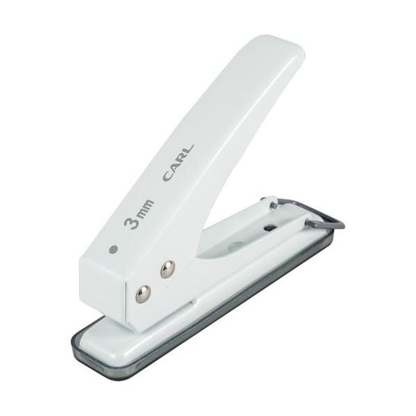 《メーカー》カール事務器（株）《品番》SD-130-W《特長》●片手に収まるハンディタイプの1穴パンチです。●ハンドル部分は押し下げた状態でロックできるので引き出し等にもコンパクトに収納できます。●カードリング穴、吊り下げ穴、タグ穴、フック...