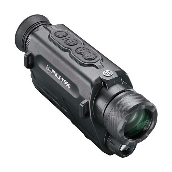 《メーカー》ブッシュネル社《品番》EX650《特長》●最大暗視造影距離約200ｍです。●イルミネーター内蔵のデジタル暗視スコープです。●静止画・動画の撮影保存もワンタッチです。●3倍デジタルズームです。●三脚ネジ穴付で腰を据えた監視活動にも...