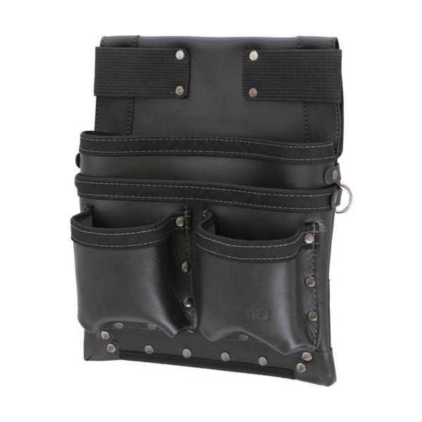 他サイト： ■タジマ セフツイン腰袋 本革 釘袋 3段大【5243789:0】[店頭受取不可]の商品画像