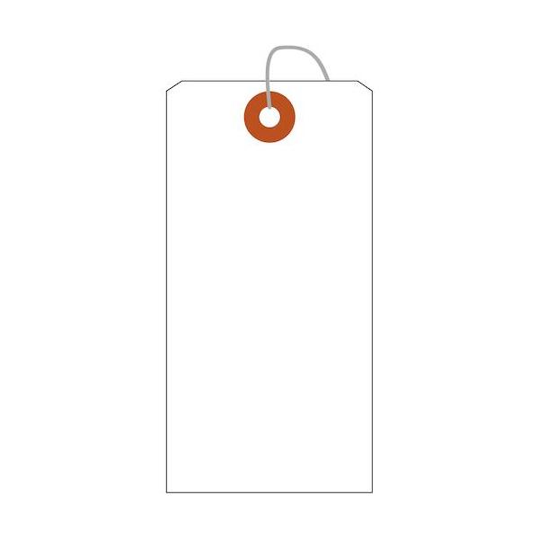 ■ササガワ パック入荷札 中 白 一穴【5247156:0】[店頭受取不可]