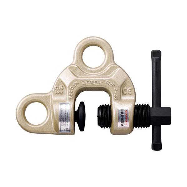 ■ねじ式クランプ スクリューカムクランプ(ダブル・アイ型) 基本使用荷重0.5t(RFIDチップ搭載/S・M・A・Я・T管理アプリ対応)【5971684:0】[店頭受取不可]