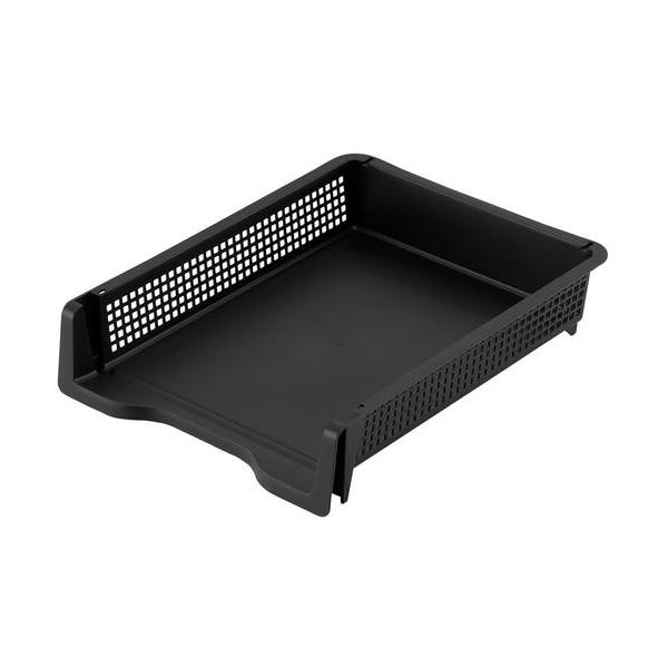 《メーカー》イノマタ化学（株）《品番》4314-BLK《特長》●積み重ねて使用できるからデスク周りがスッキリ。《用途》《仕様》●色:ブラック●外形寸法(mm)間口:25.3●外形寸法(mm)奥行:32.9●外形寸法(mm)高さ:7《仕様２》...