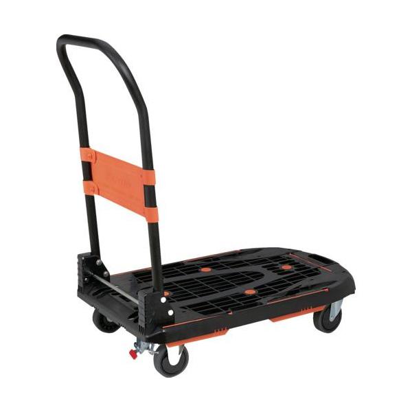 《メーカー》トラスコ中山（株）《品番》MPK780-BK-SS《特長》●耐久性の高いスチールストッパー付きです。●回転式の荷物落下防止柵を標準装備。●省音キャスターとメッシュ構造により床面からの反響音が減少し走行音が静かです。●エラストマー...