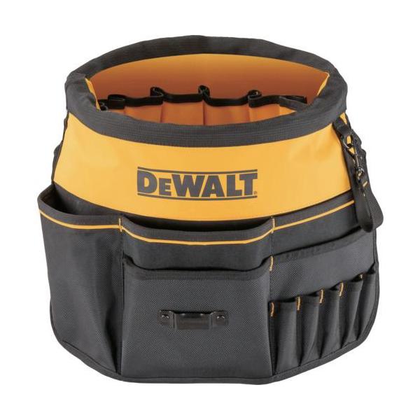 ■DEWALT ツールバック 工具差し 工具入れ  DEWALTバケツカバーソフトバッグ【6856697:0】[店頭受取不可]