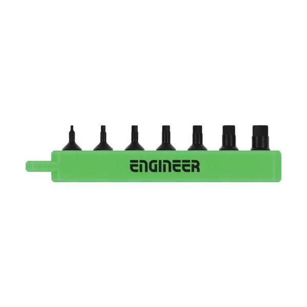 ■ENGINEER ドライバービット ヘックス極短セット 7本組 六角穴対辺0.89-5mm【6961617:0】[店頭受取不可]