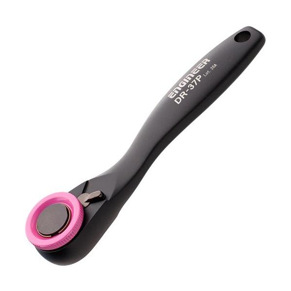 ■ENGINEER ラチェットレンチMini PINK&BLACK DR-37P【7145309:0】[店頭受取不可]