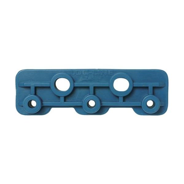 ■LOC-LINE 1/4 モジュラーマニホールドブラケット ブルー×2ケ【7162318:0】[店頭受取不可]