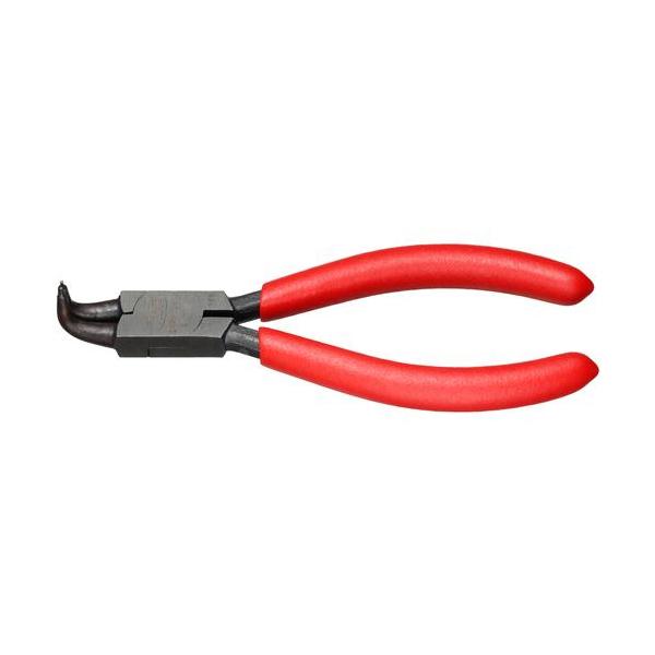 ■TONE スナップリングプライヤ(ベントタイプ 穴用) 全長130mm リング使用範囲8~25mm【7607610:0】[店頭受取不可]