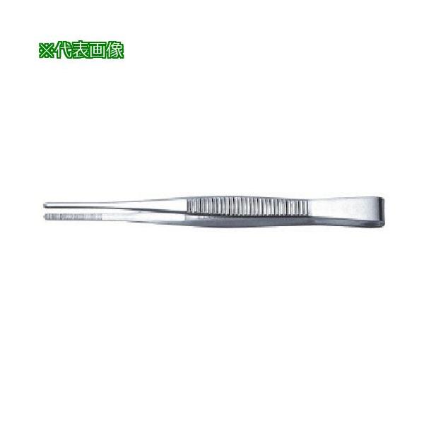■アネックス ステンレスピンセット 125mm直【7740484:0】[店頭受取不可]