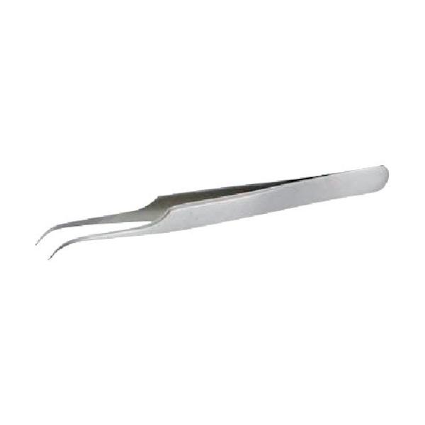 ■ENGINEER ピンセット(J型)曲りタイプ 120mm【7758529:0】[店頭受取不可]