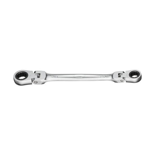 ■TONE コンビネーションラチェットレンチ 両首振ラチェットめがねレンチ インチサイズ 全長151mm【7812175:0】[店頭受取不可]