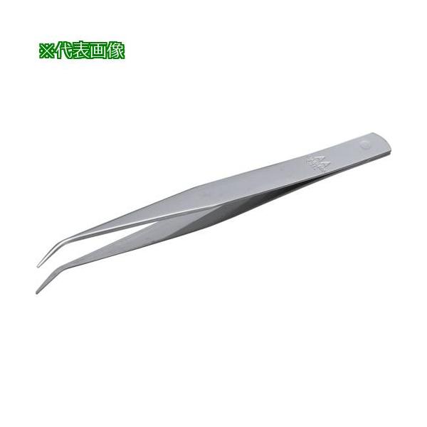 ■アネックス ステンレスピンセット AA125mm先曲【8036817:0】[店頭受取不可]