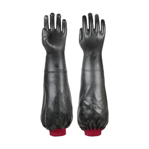 《メーカー》アトム（株）《品番》214V-55-L《特長》●綿100%の縫製手袋に天然ゴムを全面コーティングした作業手袋です。●手袋と腕カバーが一体型になった耐久性抜群の手袋で、水回りの作業に適しています。●履き口部分がジャージになっており...