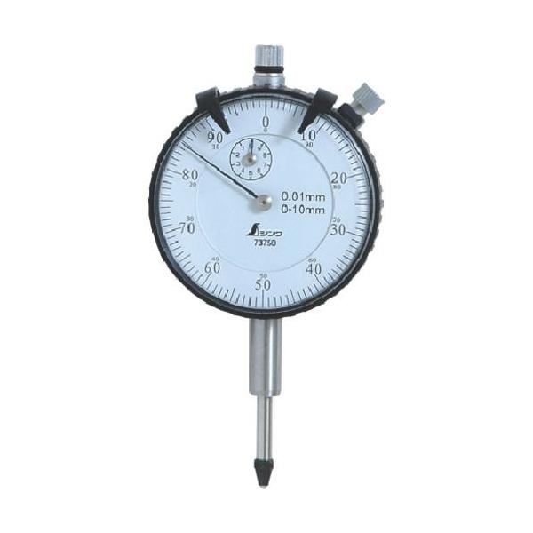 《メーカー》シンワ測定（株）《品番》73750《特長》●0.01mmまで測定できます。《用途》●平面度測定に。●平行度測定に。●偏芯測定に。《仕様》●測定範囲(mm):0〜10●最小表示(mm):0.01●測定深さ(mm):10●目量(kg...