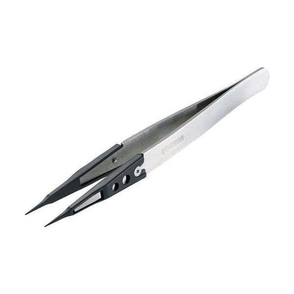 ■HOZAN ESDチップピンセット【8183672:0】[店頭受取不可]