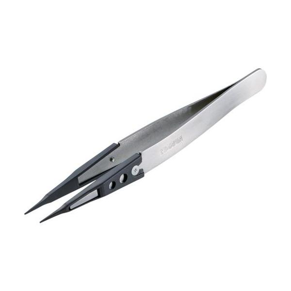 ■HOZAN ESDチップピンセット【8183680:0】[店頭受取不可]