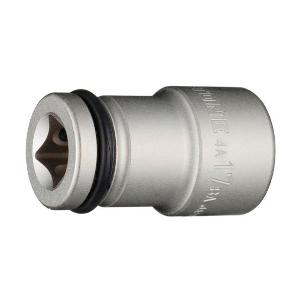 《メーカー》ＴＯＮＥ（株）《品番》4A-17BA《特長》●バス・トラック用インナーナット着脱専用ソケットです。●Oリング仮置き構造により、レンチにインパクト用ソケットを着脱する際にOリングを一旦溝に仮置くことで作業性を向上させています。●中...