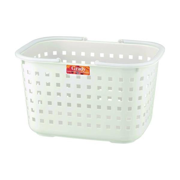 《メーカー》アスベル（株）《品番》741692《特長》●多目的に使える汎用バスケットです。《用途》●洗濯ものの持ち運びに。《仕様》●色:クリアホワイト●間口(mm):443●奥行(mm):325●高さ(mm):264●最大積載量(kg/台)...