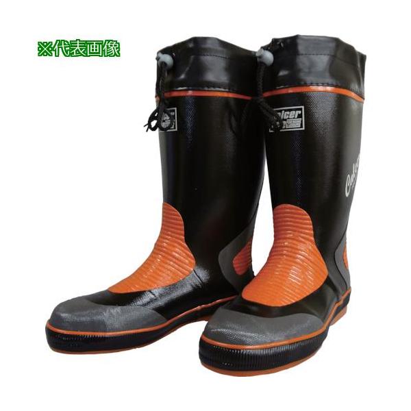 ■福山ゴム 安全長靴 カルサーエース S-800 M【8365151:0】[店頭受取不可]