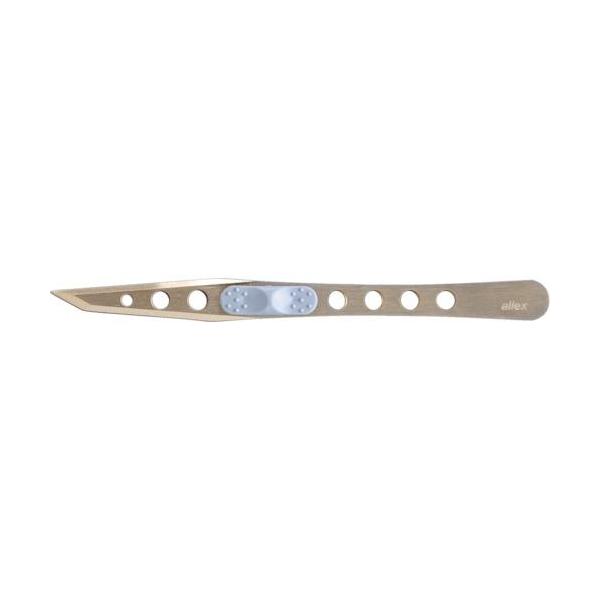 ■ALLEX ピンセット P-3T(チタンコート) 全長122mm【8366535:0】[店頭受取不可]