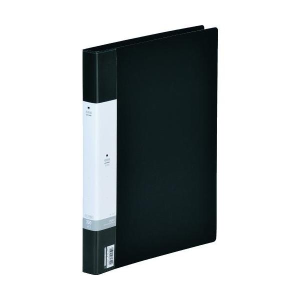 ■LIHIT 名刺帳＜ポケット交換タイプ 300名＞ 黒【8559779:0】[店頭受取不可]