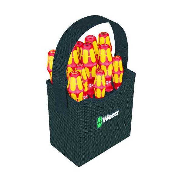□Wera 2GO 絶縁ドライバーセット 持ち手付バッグ入り 11本 □Wera 2GO 絶縁ドライバーセット 持ち手付バッグ入り 11本