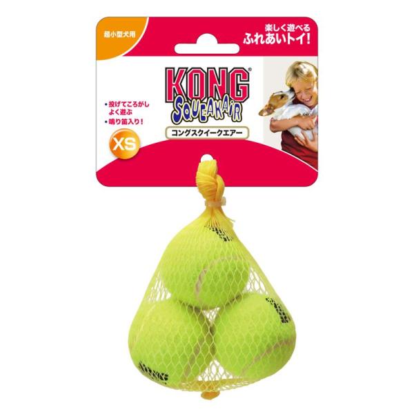 よく弾み、楽しく遊べるテニスボール型犬用玩具。鳴り笛入り。【原産国】中華人民共和国【原材料】ゴム、ポリエステル、プラスチック(鳴き笛)