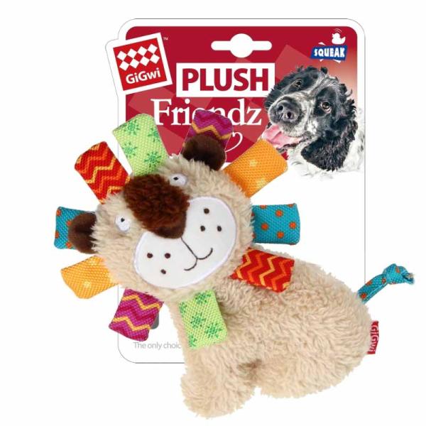 プラッツ 犬 玩具 アジリティグッズ GiGwi プラッシュフレンズ アミーゴ ライオン