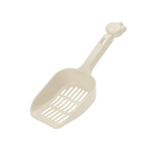 他サイト： 【セット販売】 リッチェル 猫 トイレ コロル ネコトイレ用スコップ 小粒用 ベージュ (×4セット)の商品画像