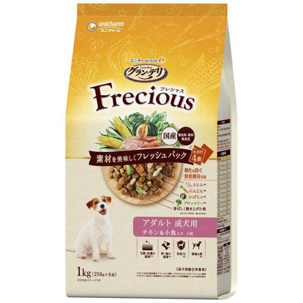他サイト： ユニチャーム 犬 ドライ グラン・デリ Freciousアダルトチキン&amp;小魚 1kgの商品画像