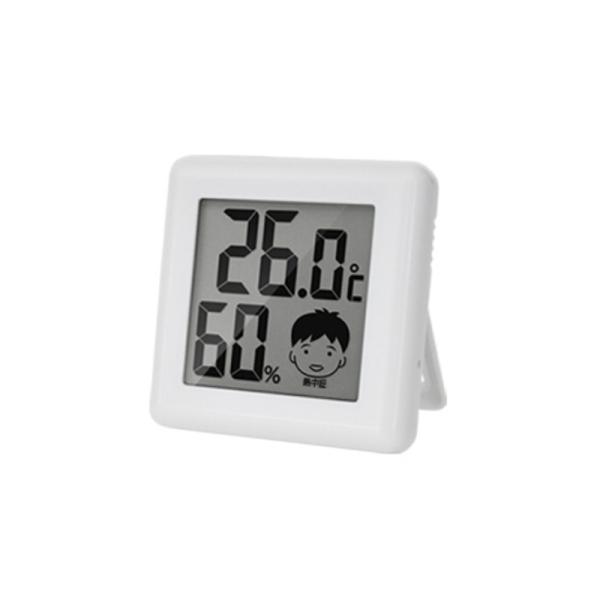 他サイト： ドリテック dretec デジタル温湿度計ピッコラO-282WTホワイトの商品画像