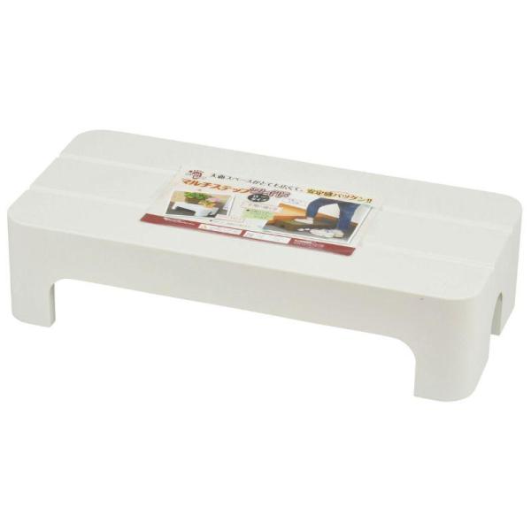 手の届かなかった上の戸棚も出し入れラクラク腰掛けとして靴の脱ぎ、履き時にフラワースタンドとして安定して鉢植えが置ける製品サイズ（約）：590×280×140mm製品重量（約）：1447g耐熱温度：100℃耐冷温度：‐20℃材質：本体：ポリプ...