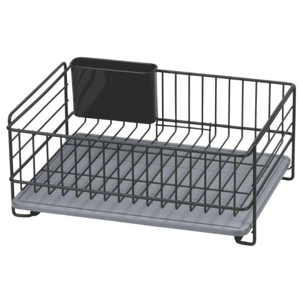 珪藻土はも数の微細な穴が開いているので水分を吸収し、水蒸気として放出します。これにより乾燥させなくても表面はいつもサラサラの状態で毎日快適に使えます。製品サイズ（約）：水切りポケット含まず 350×280×155mm製品重量（約）：1515...